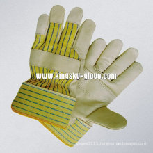 Cow Grain Leather Patched Palm Work Glove (3103)